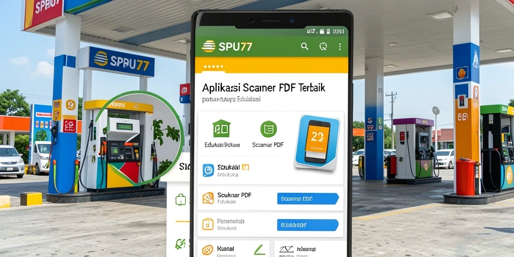 Antarmuka SPBU77 yang intuitif untuk pemindaian PDF.